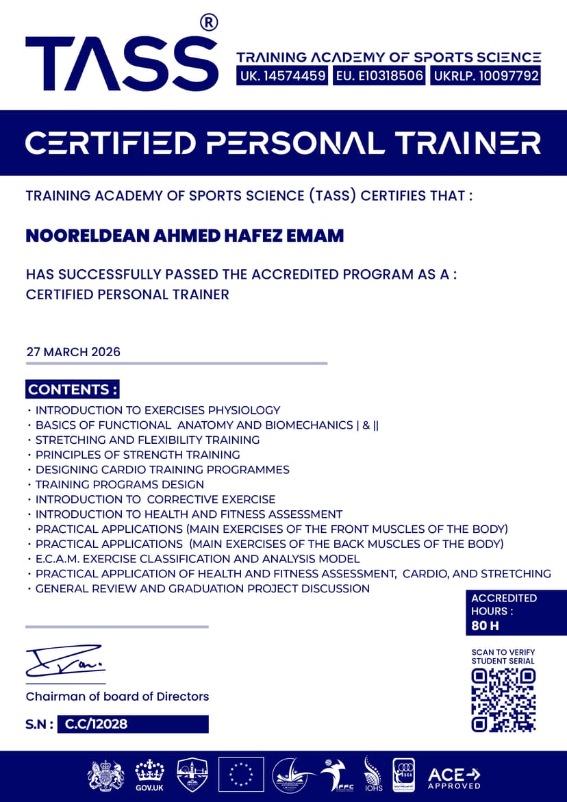 Certified Fitness Trainer (CFT)